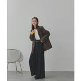 【2025AW新作】レザーライクテーラードジャケット | ad thie | 詳細画像33 