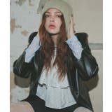 【2025AW新作】レザーライクテーラードジャケット | ad thie | 詳細画像4 