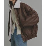 ブラウン | 【2025AW新作】ヴィンテージライクボアブルゾン | ad thie