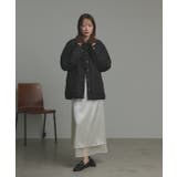 【2025AW新作】バイカラーパデットキルトブルゾン | ad thie | 詳細画像11