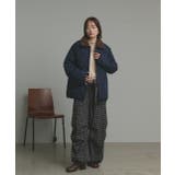 【2025AW新作】バイカラーパデットキルトブルゾン | ad thie | 詳細画像27