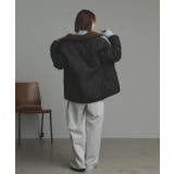 【2025AW新作】バイカラーパデットキルトブルゾン | ad thie | 詳細画像4