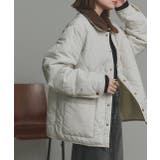 【2025AW新作】バイカラーパデットキルトブルゾン | ad thie | 詳細画像44