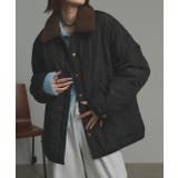 【2025AW新作】バイカラーパデットキルトブルゾン | ad thie | 詳細画像6