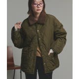 カーキ | 【2025AW新作】バイカラーパデットキルトブルゾン | ad thie