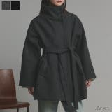 スタンドカラーミドルコート | ad thie | 詳細画像1 