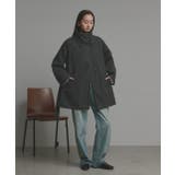 スタンドカラーミドルコート | ad thie | 詳細画像14 