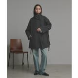 スタンドカラーミドルコート | ad thie | 詳細画像15 