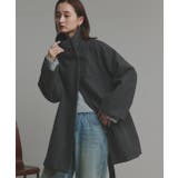 スタンドカラーミドルコート | ad thie | 詳細画像17 