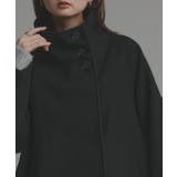 スタンドカラーミドルコート | ad thie | 詳細画像6 