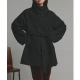 スタンドカラーミドルコート | ad thie | 詳細画像8 