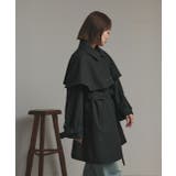ステンカラーケープコート | ad thie | 詳細画像18 