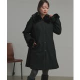 ファーカラー2WAYミドルコート | ad thie | 詳細画像24 