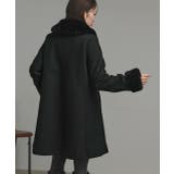 ファーカラー2WAYミドルコート | ad thie | 詳細画像26 