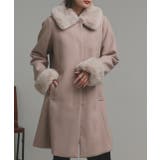 ファーカラー2WAYミドルコート | ad thie | 詳細画像37 