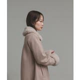 ファーカラー2WAYミドルコート | ad thie | 詳細画像38 