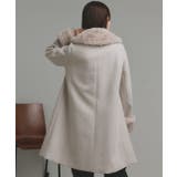 ファーカラー2WAYミドルコート | ad thie | 詳細画像8 