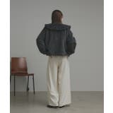 【2025AW新作】ラビットファー調ショートブルゾン | ad thie | 詳細画像13 