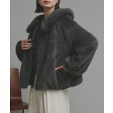 【2025AW新作】ラビットファー調ショートブルゾン | ad thie | 詳細画像15 