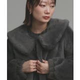 【2025AW新作】ラビットファー調ショートブルゾン | ad thie | 詳細画像16 