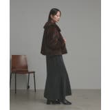 【2025AW新作】ラビットファー調ショートブルゾン | ad thie | 詳細画像22 