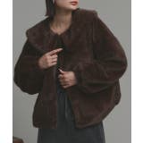 【2025AW新作】ラビットファー調ショートブルゾン | ad thie | 詳細画像24 