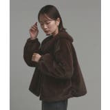 【2025AW新作】ラビットファー調ショートブルゾン | ad thie | 詳細画像25 