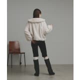 【2025AW新作】ラビットファー調ショートブルゾン | ad thie | 詳細画像3 