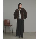 【2025AW新作】ラビットファー調ショートブルゾン | ad thie | 詳細画像33 