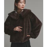 【2025AW新作】ラビットファー調ショートブルゾン | ad thie | 詳細画像38 