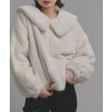 【2025AW新作】ラビットファー調ショートブルゾン | ad thie | 詳細画像7 