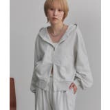 ダブルジップスウェットパーカー | ad thie | 詳細画像15 