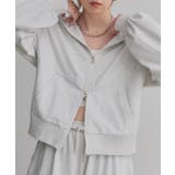 ダブルジップスウェットパーカー | ad thie | 詳細画像17 