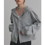 ダブルジップスウェットパーカー | ad thie | 詳細画像65 