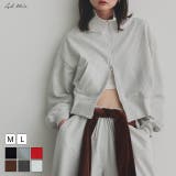 【2025AW新作】スタンドカラーダブルジップスウェットブルゾン | ad thie | 詳細画像1