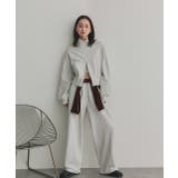 【2025AW新作】スタンドカラーダブルジップスウェットブルゾン | ad thie | 詳細画像10