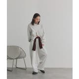 【2025AW新作】スタンドカラーダブルジップスウェットブルゾン | ad thie | 詳細画像11