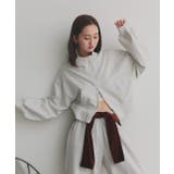 【2025AW新作】スタンドカラーダブルジップスウェットブルゾン | ad thie | 詳細画像12