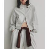 【2025AW新作】スタンドカラーダブルジップスウェットブルゾン | ad thie | 詳細画像14