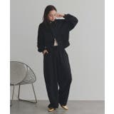 【2025AW新作】スタンドカラーダブルジップスウェットブルゾン | ad thie | 詳細画像19