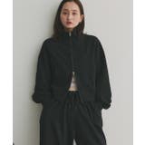 【2025AW新作】スタンドカラーダブルジップスウェットブルゾン | ad thie | 詳細画像20