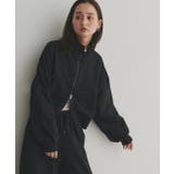 【2025AW新作】スタンドカラーダブルジップスウェットブルゾン | ad thie | 詳細画像24