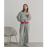 【2025AW新作】スタンドカラーダブルジップスウェットブルゾン | ad thie | 詳細画像26