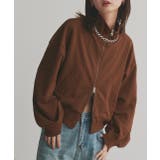 【2025AW新作】スタンドカラーダブルジップスウェットブルゾン | ad thie | 詳細画像47