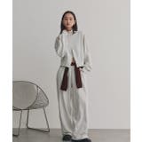 【2025AW新作】スタンドカラーダブルジップスウェットブルゾン | ad thie | 詳細画像8