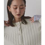 【2025AW新作】ストライプキルティングノーカラーブルゾン | ad thie | 詳細画像10