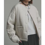 【2025AW新作】ストライプキルティングノーカラーブルゾン | ad thie | 詳細画像13