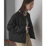 【2025AW新作】ストライプキルティングノーカラーブルゾン | ad thie | 詳細画像20