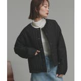 【2025AW新作】ストライプキルティングノーカラーブルゾン | ad thie | 詳細画像24