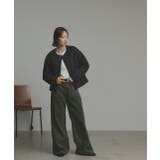 【2025AW新作】ストライプキルティングノーカラーブルゾン | ad thie | 詳細画像25